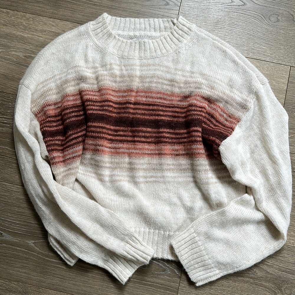 American Eagle size medium ultra soft sweater with vintage looking stripes